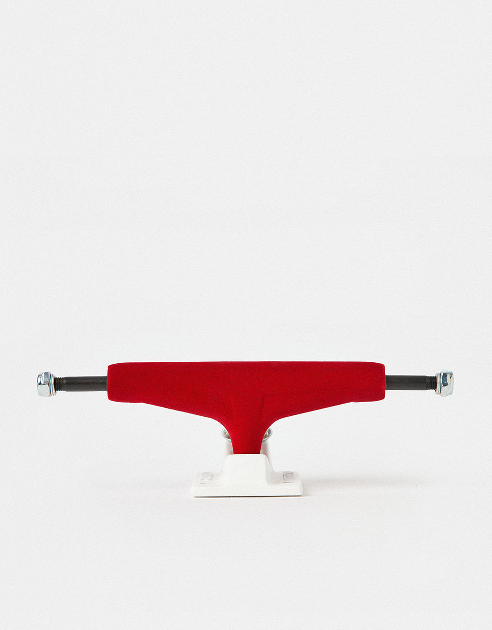 Tensor Velvet Mag Light 5.25 Skateboard Trucks - Red/White (Pair)