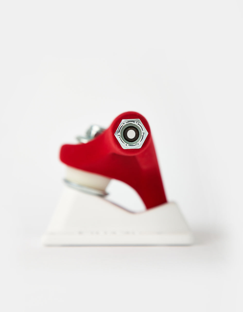 Tensor Velvet Mag Light 5.25 Skateboard Trucks - Red/White (Pair)