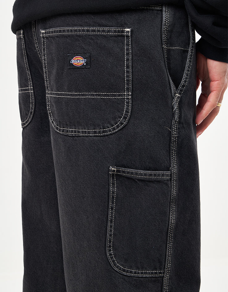 Dickies Madison Baggy Fit Denim Pant - Black Wash