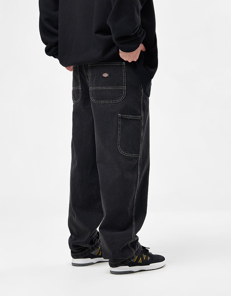 Dickies Madison Baggy Fit Denim Pant - Black Wash