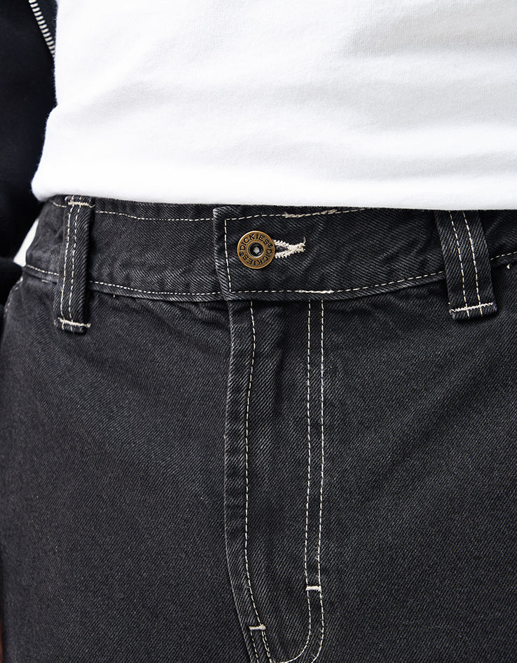 Dickies Madison Baggy Fit Denim Pant - Black Wash