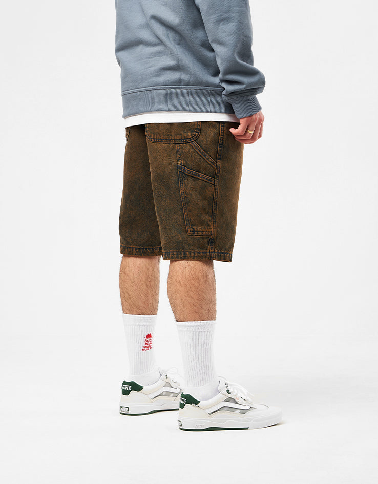 Dickies Garyville Denim Shorts - Indigo Brown Tinted
