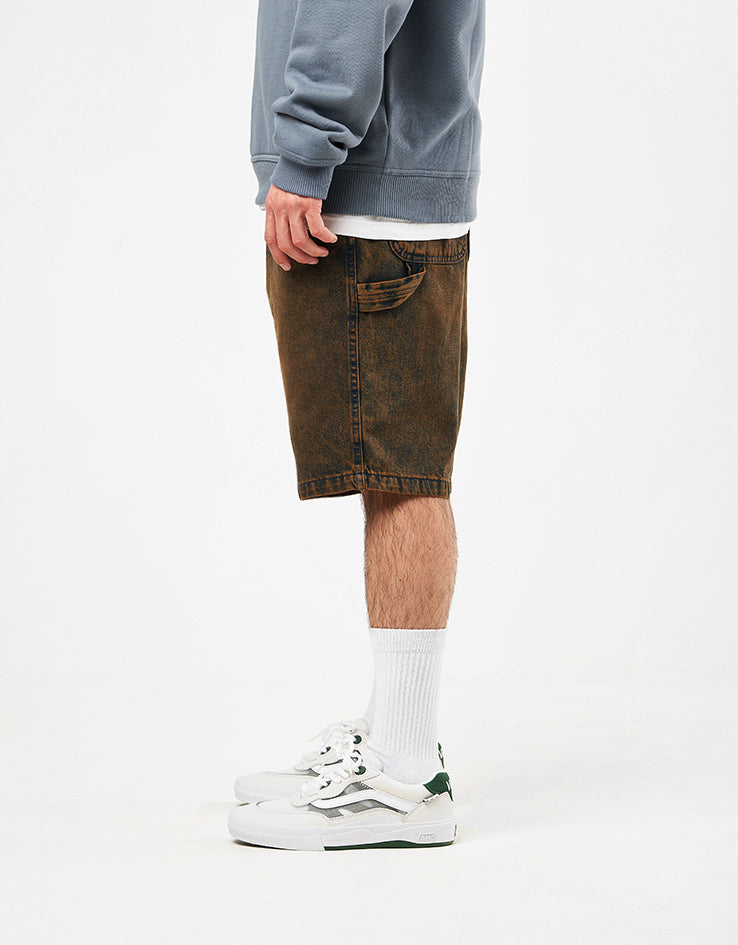 Dickies Garyville Denim Shorts - Indigo Brown Tinted