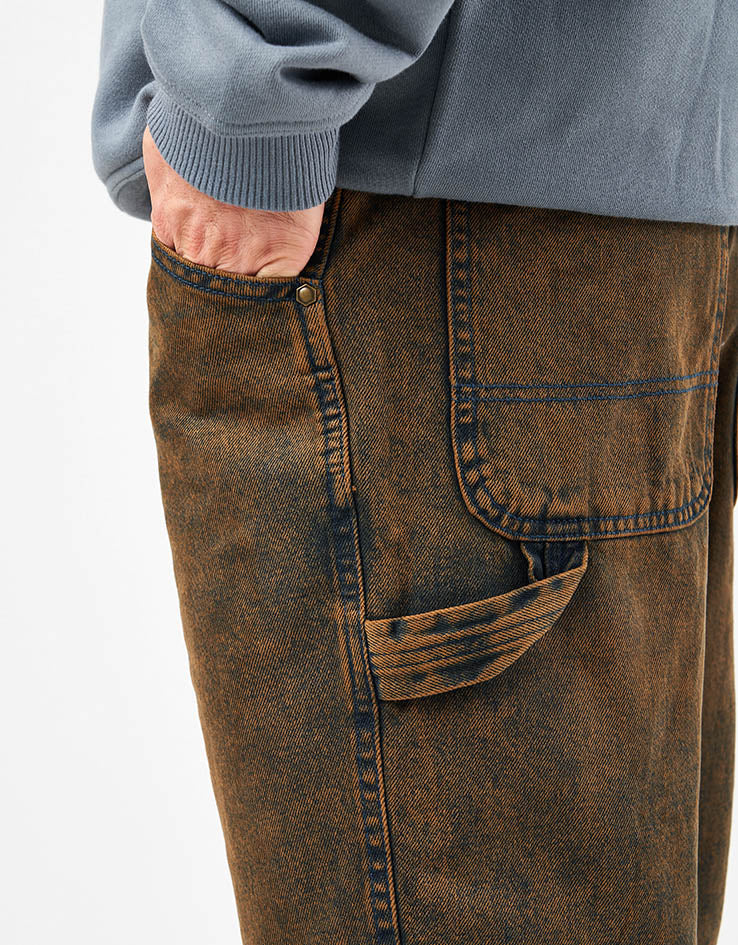 Dickies Garyville Denim Shorts - Indigo Brown Tinted