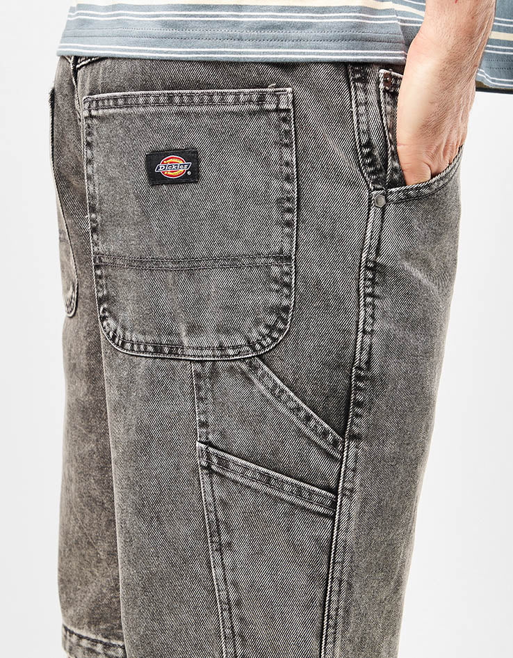 Dickies Garyville Denim Shorts - Light Gray Wash