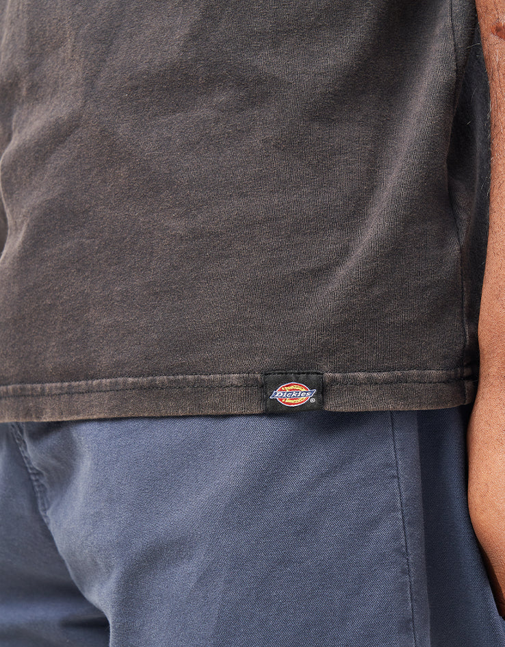Dickies Plentywood T-Shirt - Double Dye/Acid Wash Black
