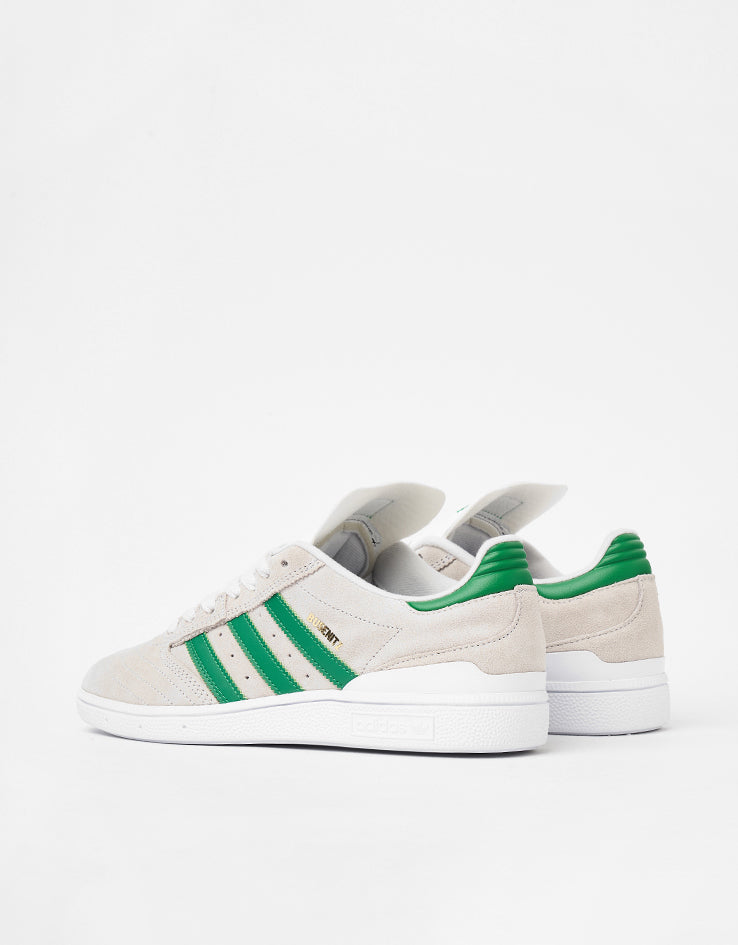 adidas Busenitz Skate Shoes - Crystal White/Crystal White/Gold Metallic