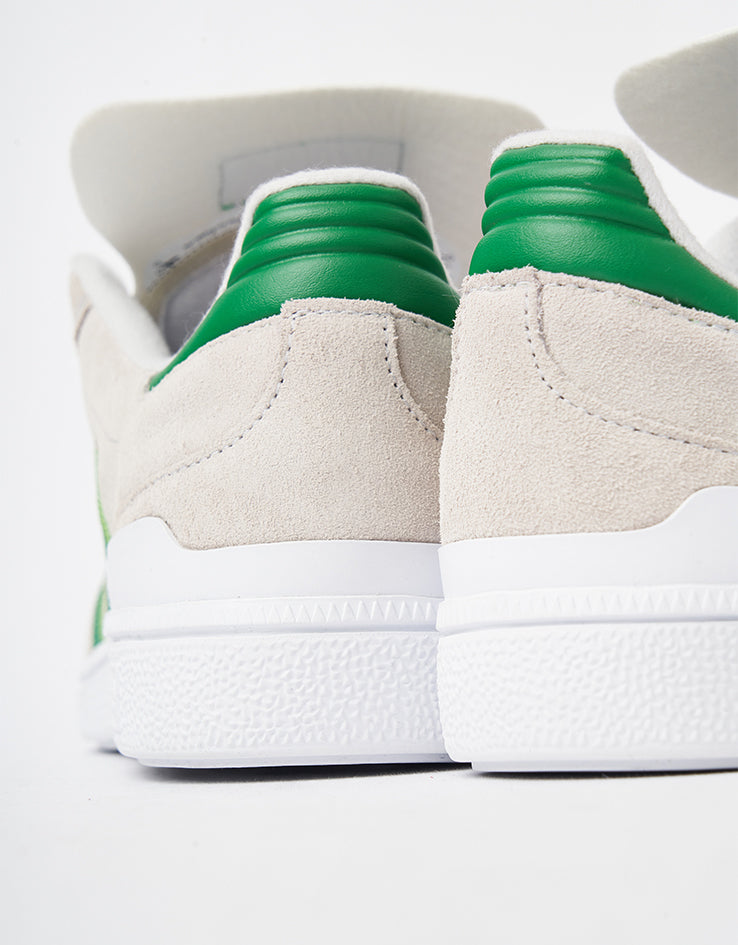 adidas Busenitz Skate Shoes - Crystal White/Crystal White/Gold Metallic