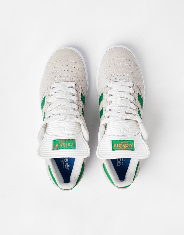 adidas Busenitz Skate Shoes - Crystal White/Crystal White/Gold Metallic