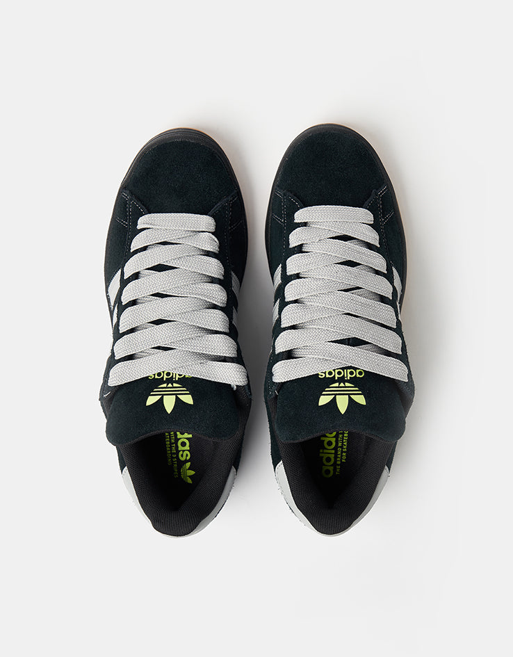 adidas Campus ADV Skate Shoes - Core Black/Grey/Gold Metallic
