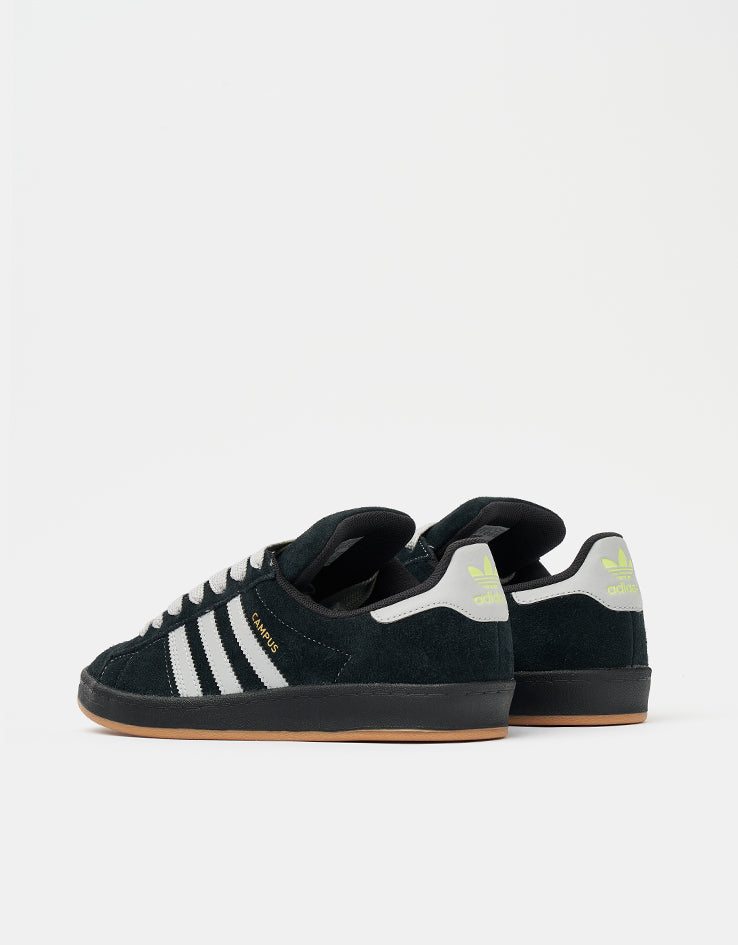 adidas Campus ADV Skate Shoes - Core Black/Grey/Gold Metallic
