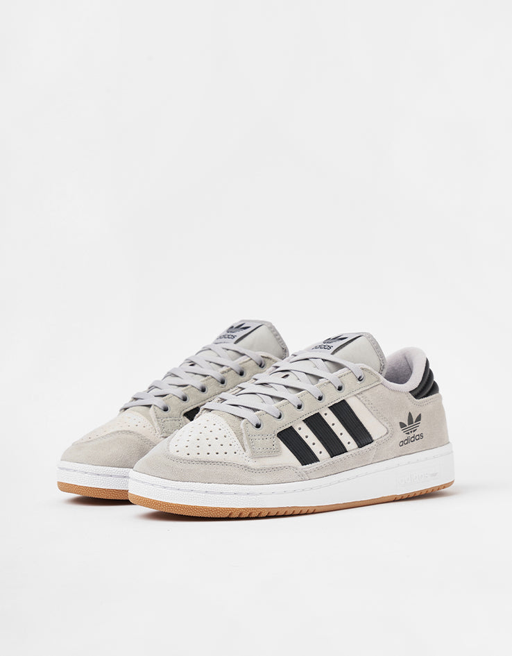 adidas Centennial 85 Low ADV Skate Shoes - Grey/Core Black/Crystal White