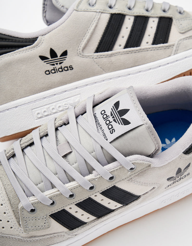 adidas Centennial 85 Low ADV Skate Shoes - Grey/Core Black/Crystal White