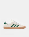 adidas Gazelle ADV Skate Shoes - Crystal White/Crystal White/Gum