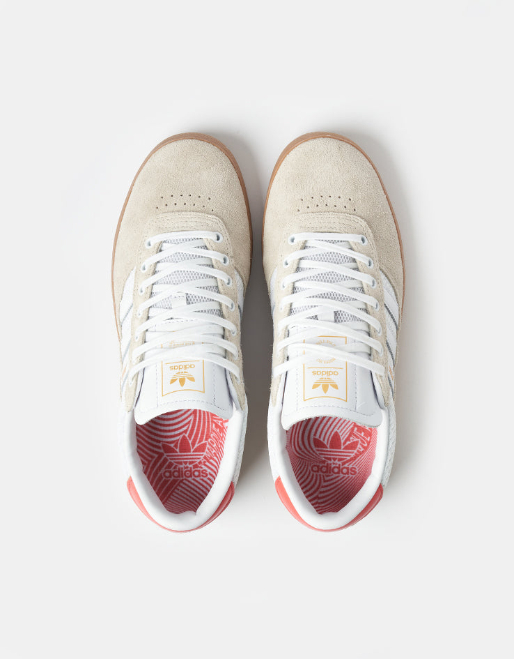 adidas Puig Indoor Skate Shoes - Wonder White/White/Gum