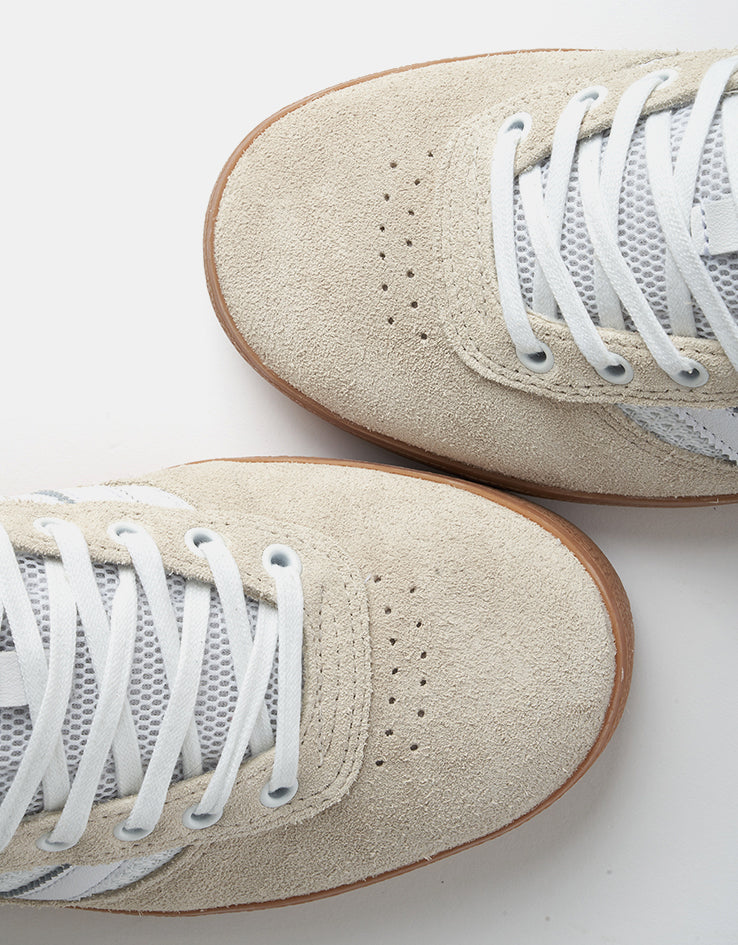 adidas Puig Indoor Skate Shoes - Wonder White/White/Gum