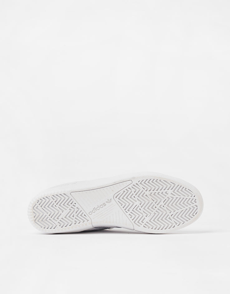 adidas Tyshawn Skate Shoes - White/Bluebird/Gold Metallic