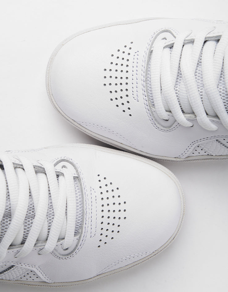 adidas Tyshawn Skate Shoes - White/Bluebird/Gold Metallic