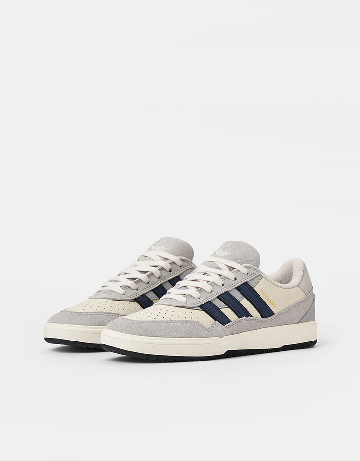 adidas Tyshawn II Skate Shoes - Grey/Collegiate Navy/Chalk White