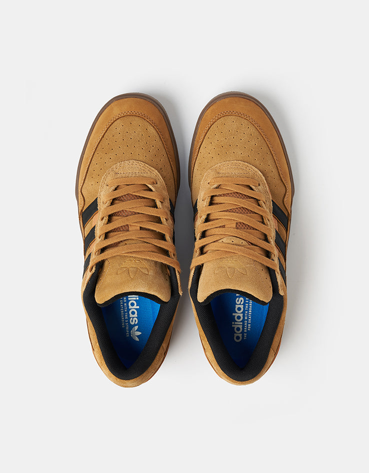 adidas Tyshawn II Skate Shoes - Mesa/Core Black/Gum