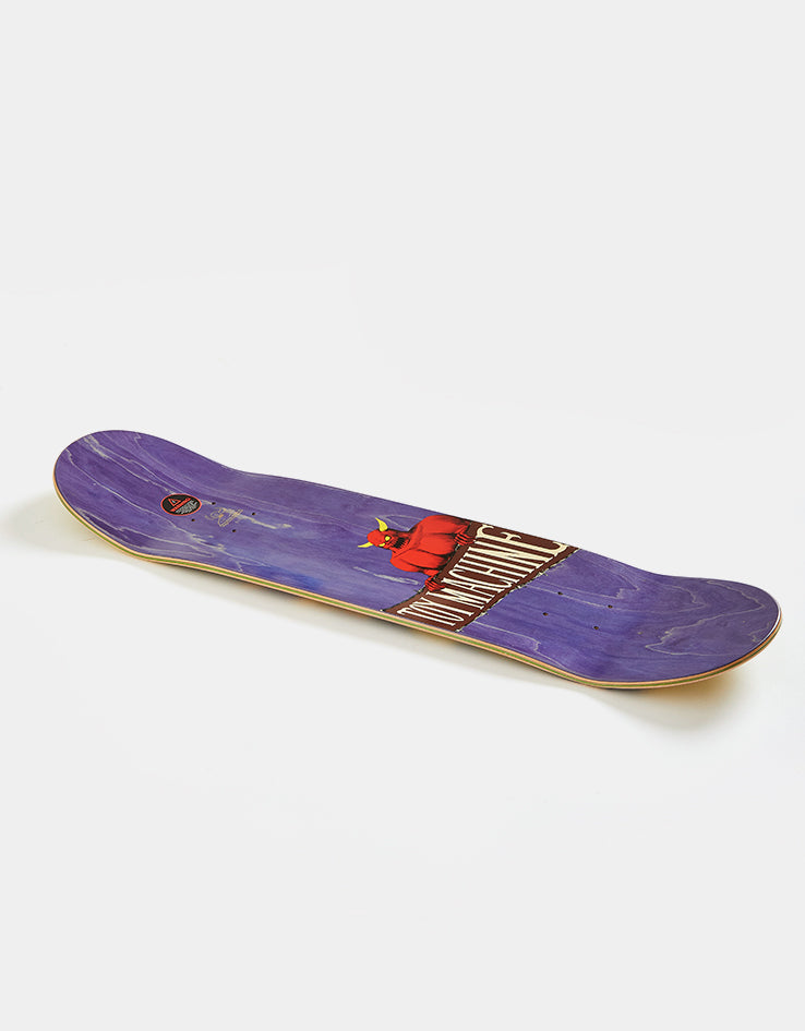 Toy Machine Collins Horror Show Skateboard Deck - 8.13"