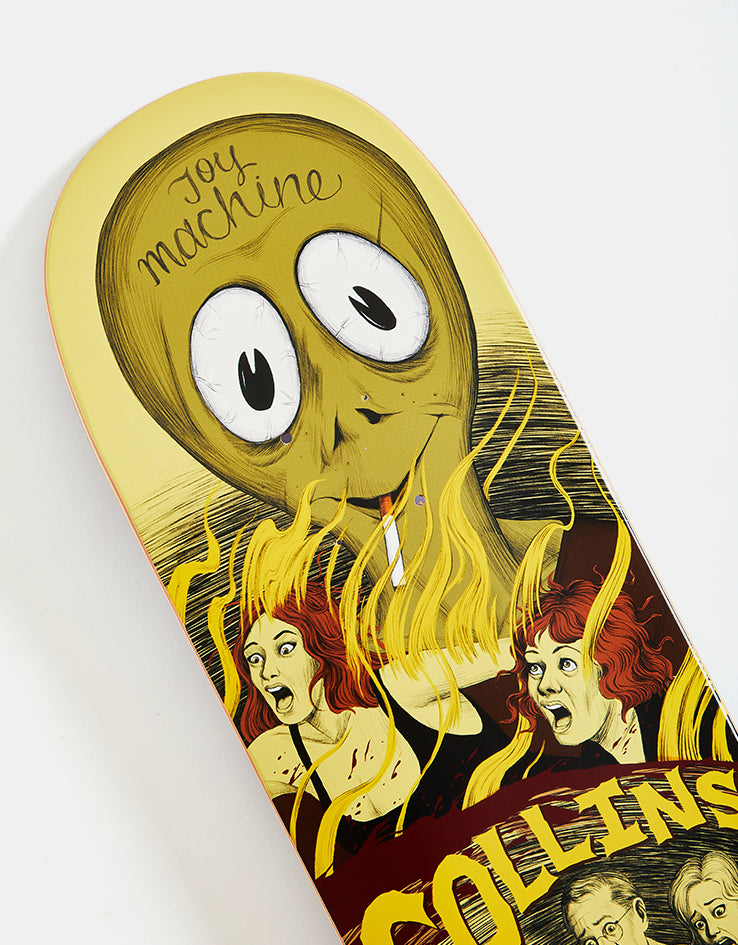 Toy Machine Collins Horror Show Skateboard Deck - 8.13"