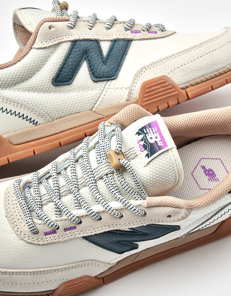 New Balance Numeric 440 Trail Skate Shoes - Sea Salt/Teal