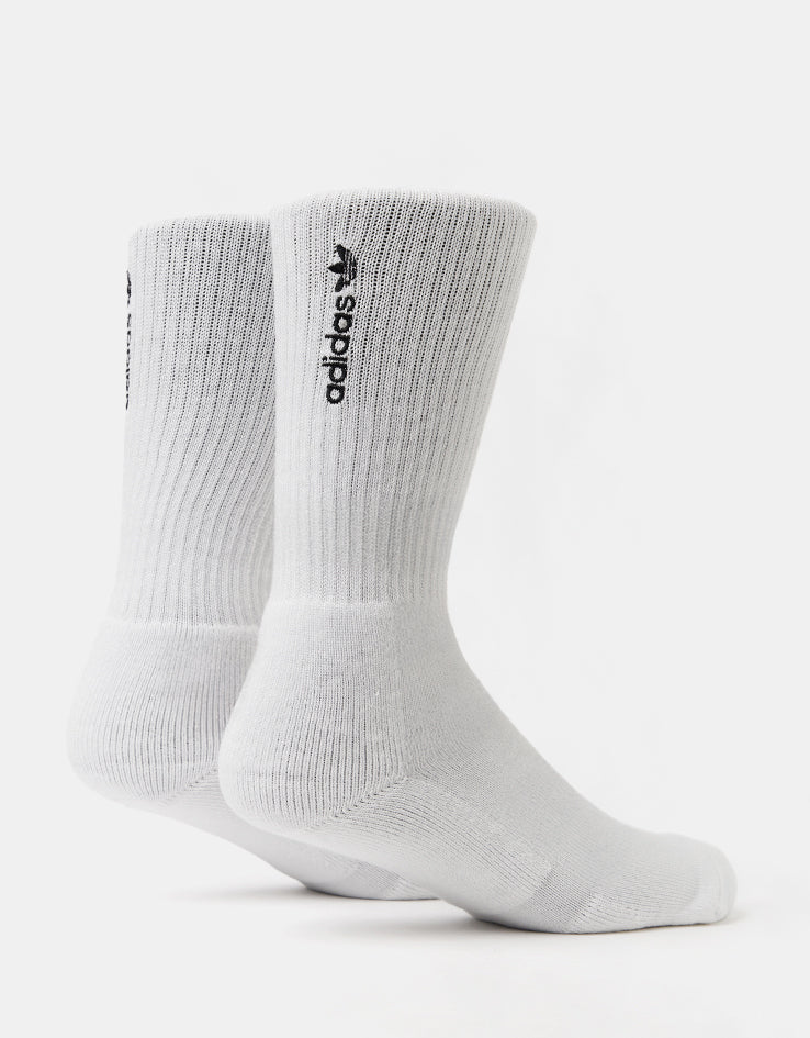 adidas Logo Socks - White