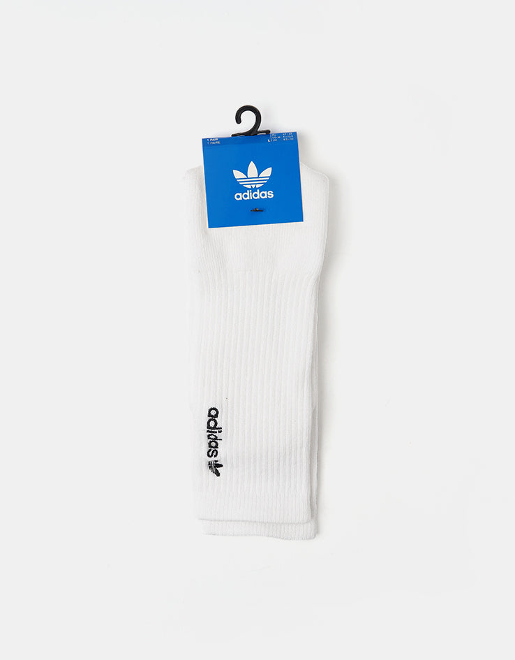 adidas Logo Socks - White