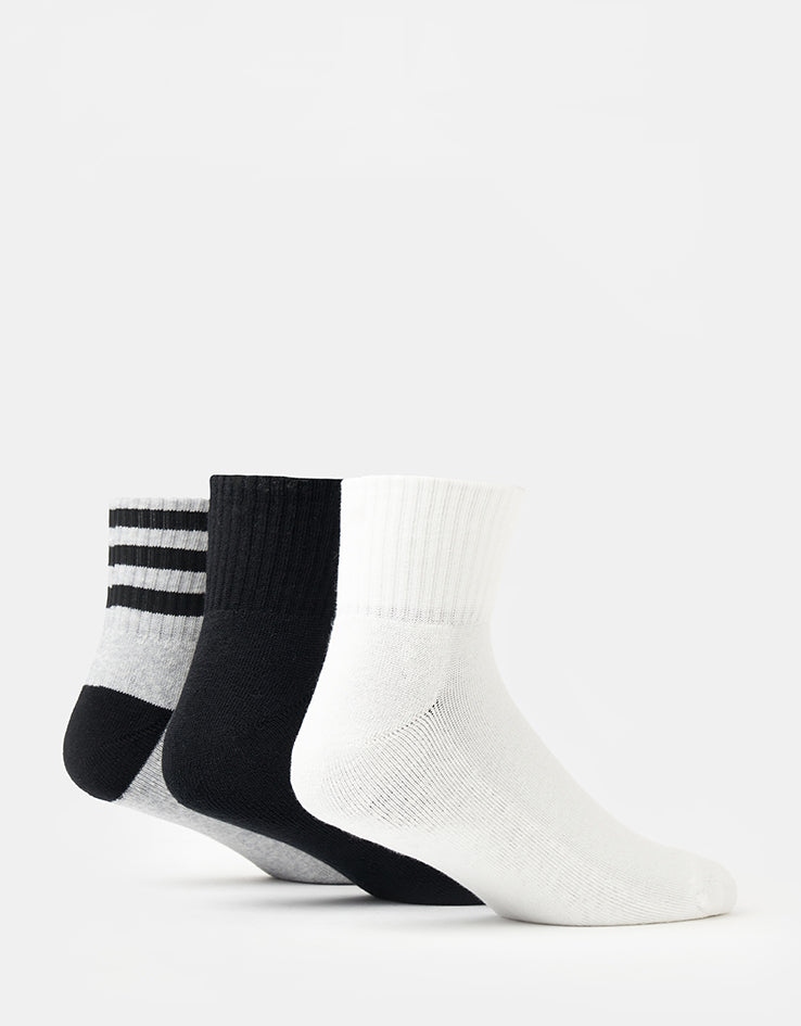 adidas x Tyshawn Socks - White/Grey Heather/Black