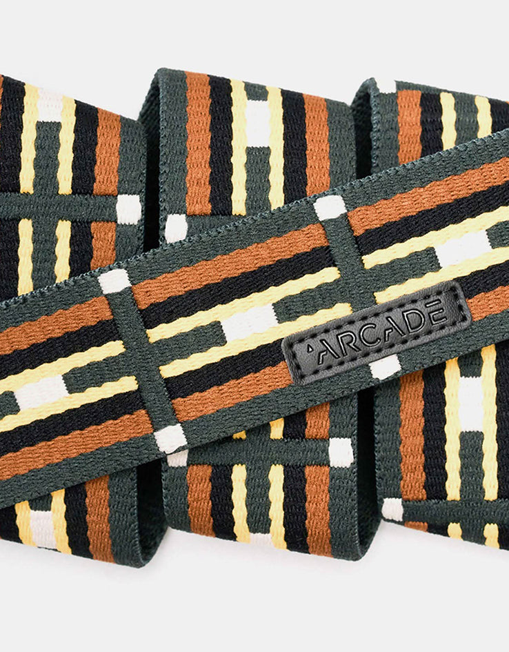 Arcade x Vernan Kee Keyah Artist Series Web Belt - Jalapeno/Black