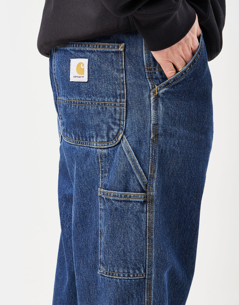 Carhartt WIP Single Knee Pant - Blue Heart (Stone Washed)