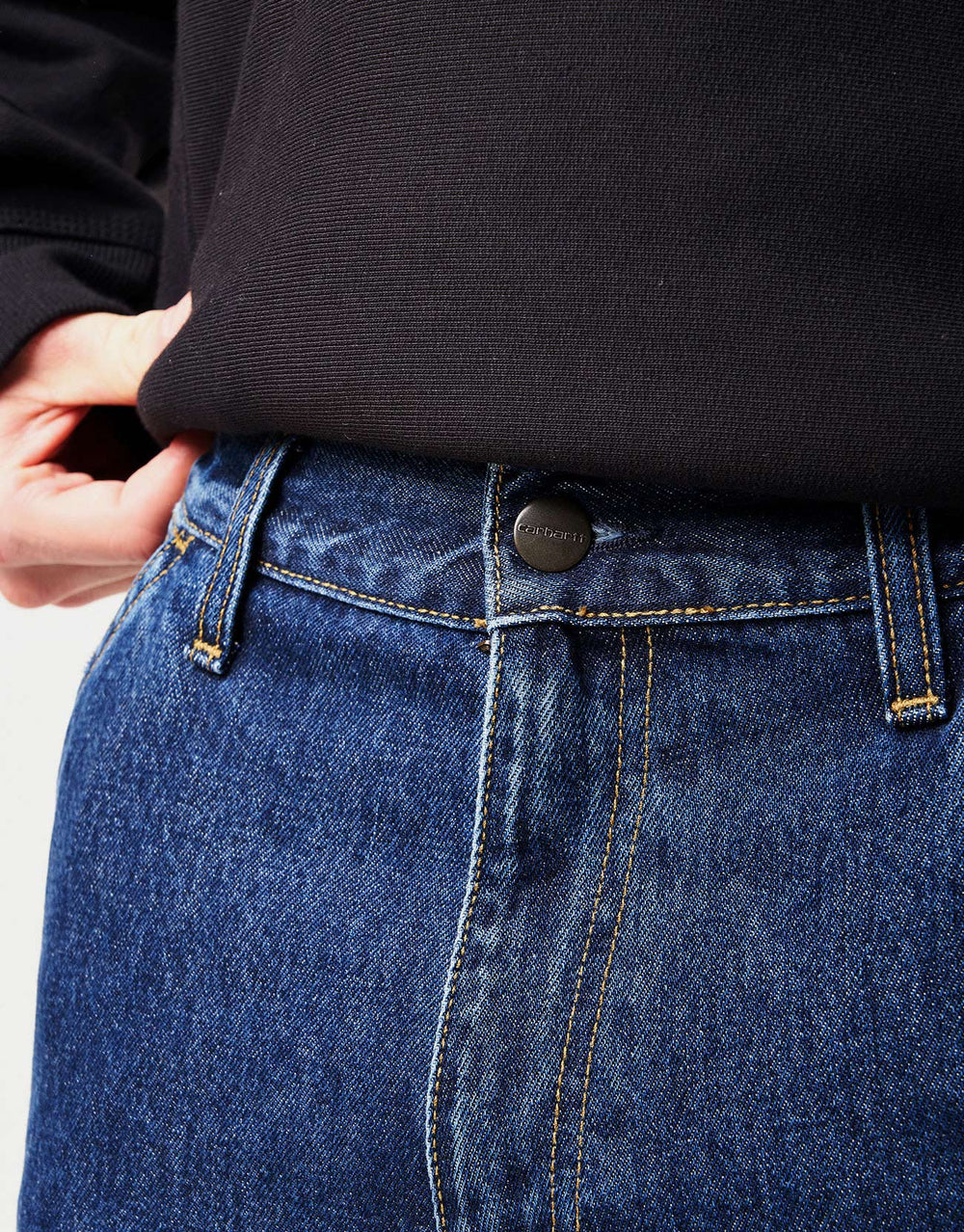 Carhartt WIP Single Knee Pant - Blue Heart (Stone Washed)