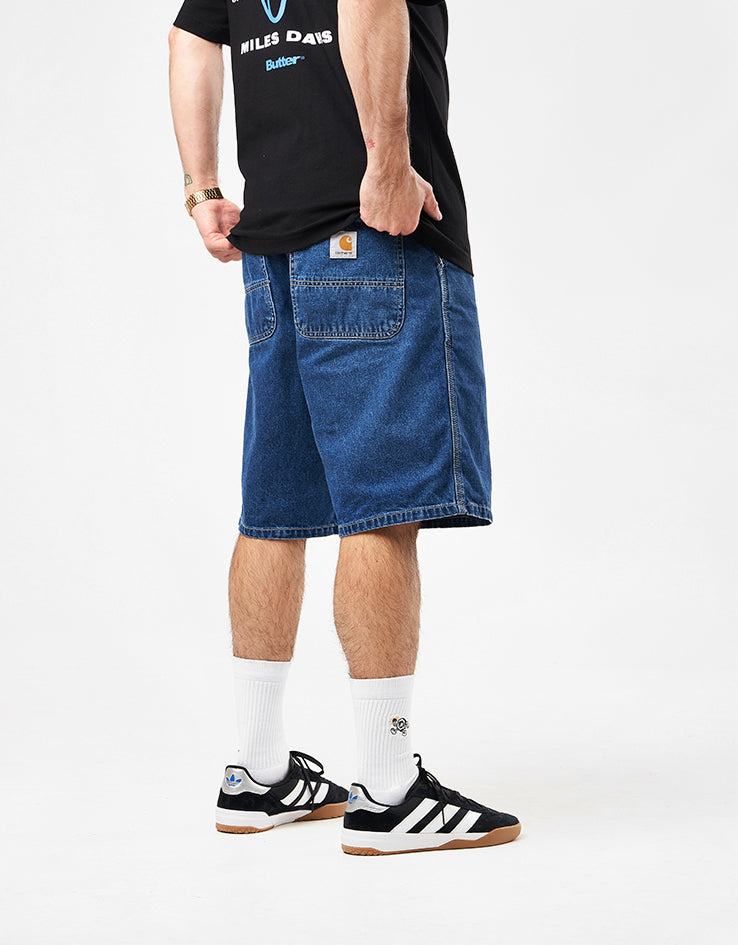 Carhartt WIP Simple Shorts - Blue (Stone Washed)