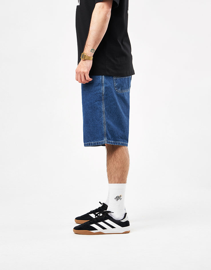 Carhartt WIP Simple Shorts - Blue (Stone Washed)