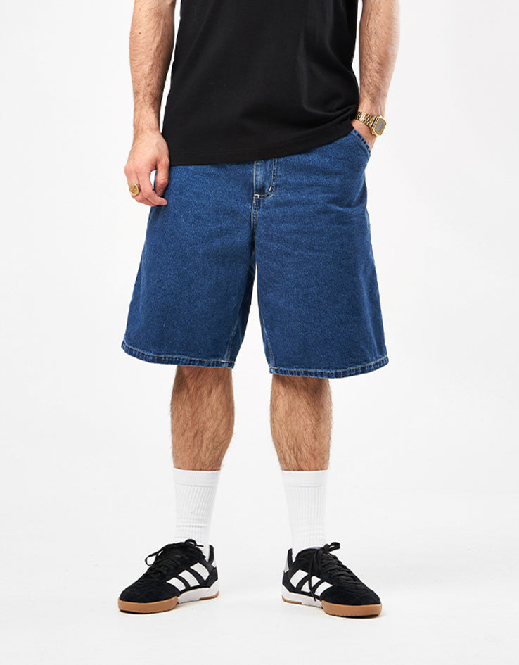 Carhartt WIP Simple Shorts - Blue (Stone Washed)