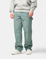 Carhartt WIP Double Knee Pant - Silver Pine (Stone Canvas)