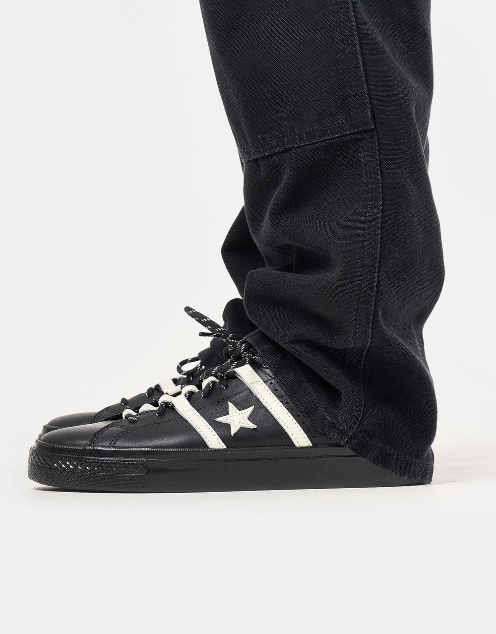 Carhartt WIP Double Knee Pant - Black (Stone Canvas)