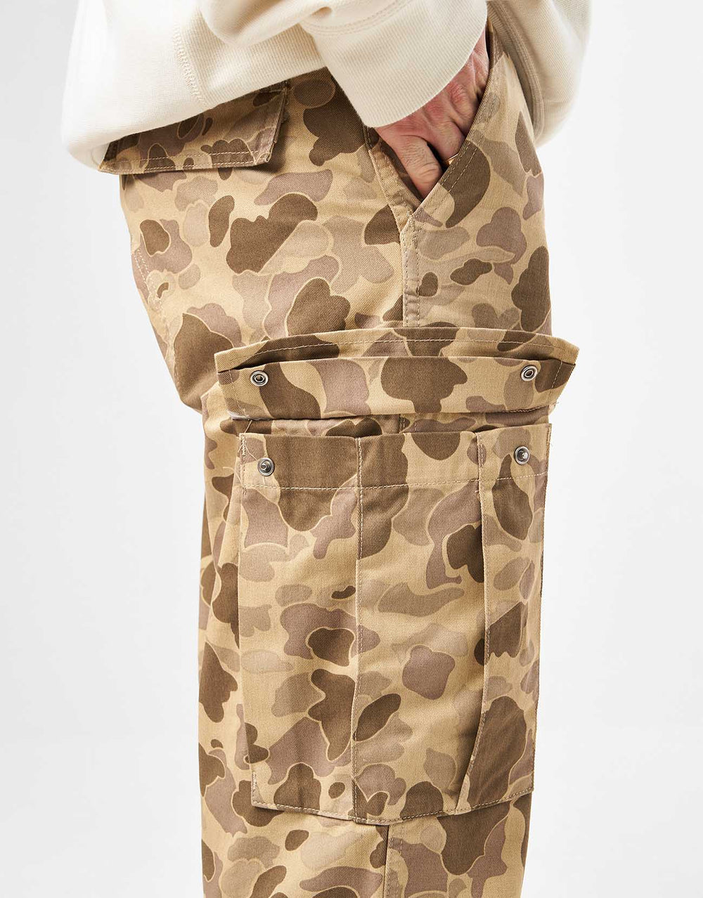 Carhartt WIP Regular Cargo Pant - Camo Duck/Desert (Rinsed)