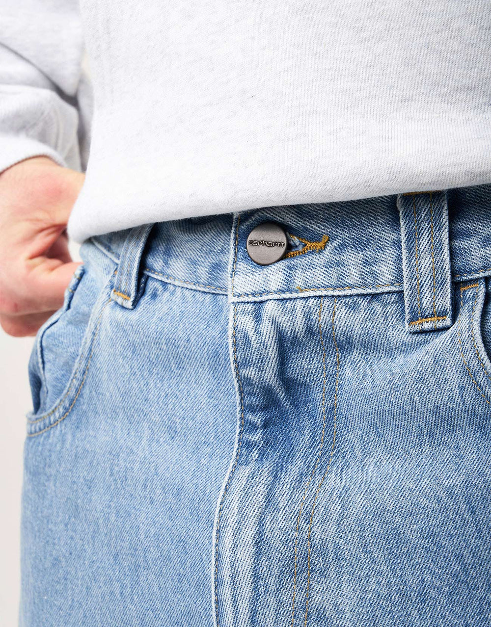 Carhartt WIP Brandon Pant - Blue (Stone Bleached)