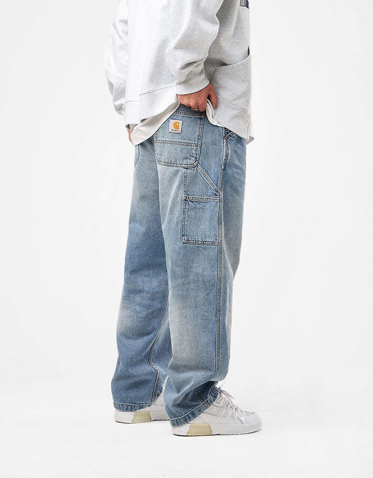 Carhartt WIP OG Single Knee Pant - Blue (Burst Washed)