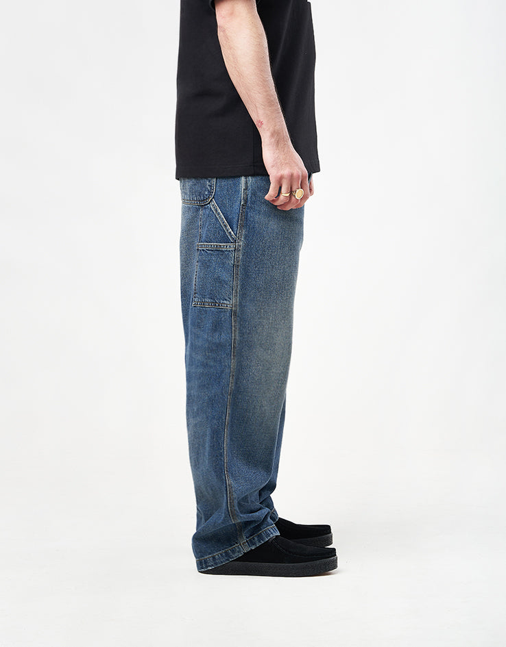 Carhartt WIP OG Single Knee Pant - Blue (Dark Used Wash)