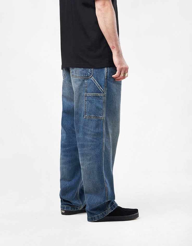 Carhartt WIP OG Single Knee Pant - Blue (Dark Used Wash)