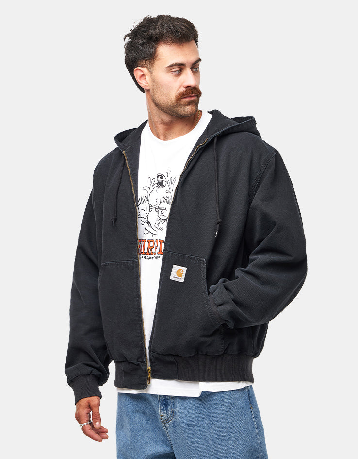 Carhartt WIP OG Active Jacket - Black (Stone Canvas)