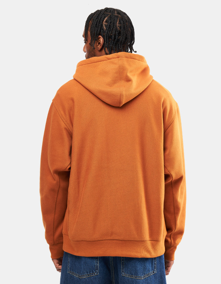Carhartt WIP Hooded American Script Sweat - Sienna