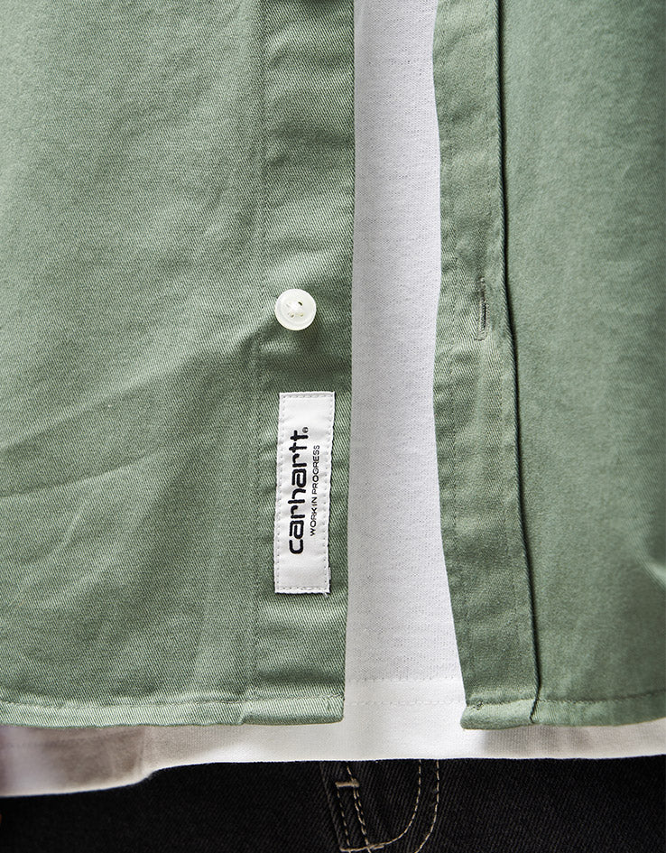 Carhartt WIP L/S Madison Shirt - Park/White