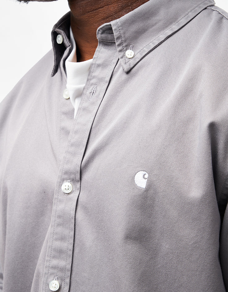 Carhartt WIP L/S Madison Shirt - Yosemite/White