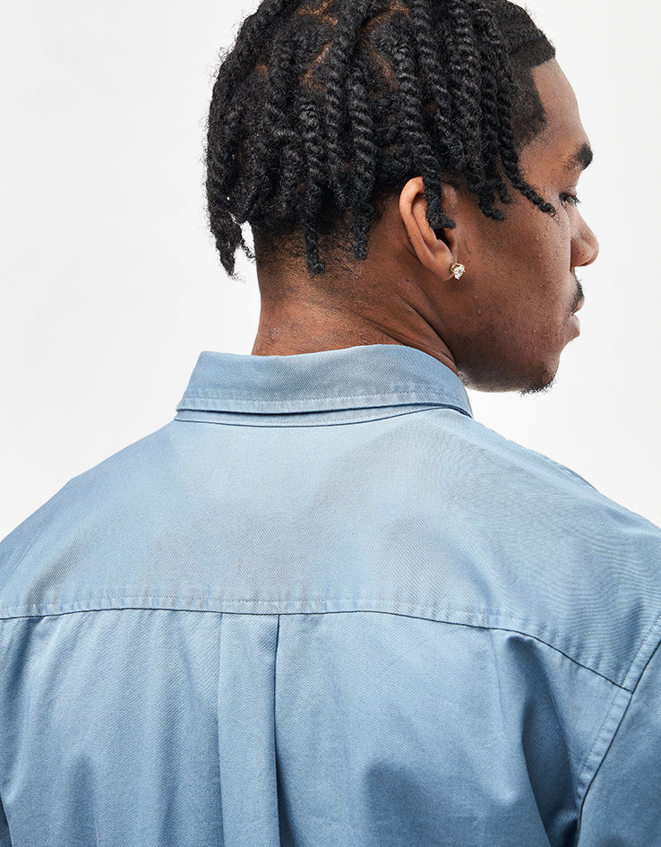 Carhartt WIP L/S Madison Shirt - Icy Water/Wax