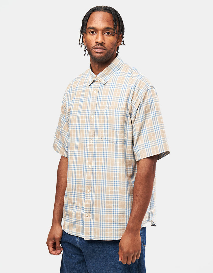 Carhartt WIP S/S Niven Shirt - Niven Check/Wall/Wax