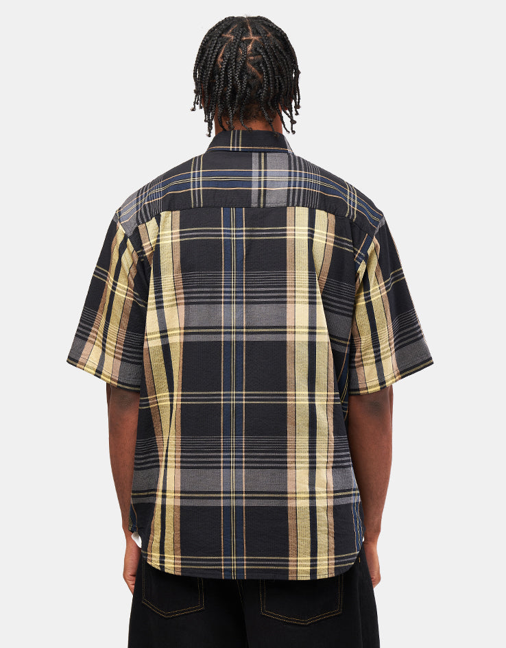 Carhartt WIP S/S Roslin Shirt - Roslin Check/Black/Black